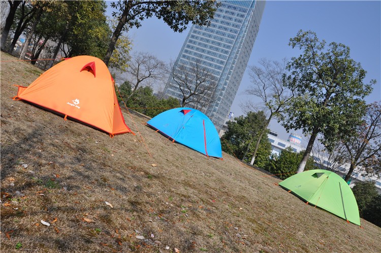 Cheap Goat Tents JUNGLE KING outdoor 8.5mm aluminum pole camping tent for two people double layer waterproof and rainproof nylon winter hiking ca Tents 
